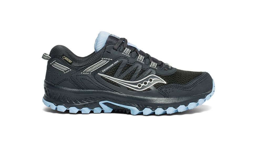 Saucony Versafoam Excursion TR13 GTX Trailrunning Shoe - Women's, Black/Blue, 11.5, S10528-1-Medium-11.5