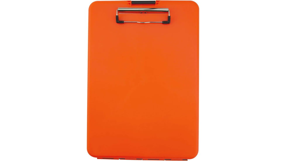 Saunders Slimmate A4 Storage Clipboard, Hi-Vis Orange, 00579