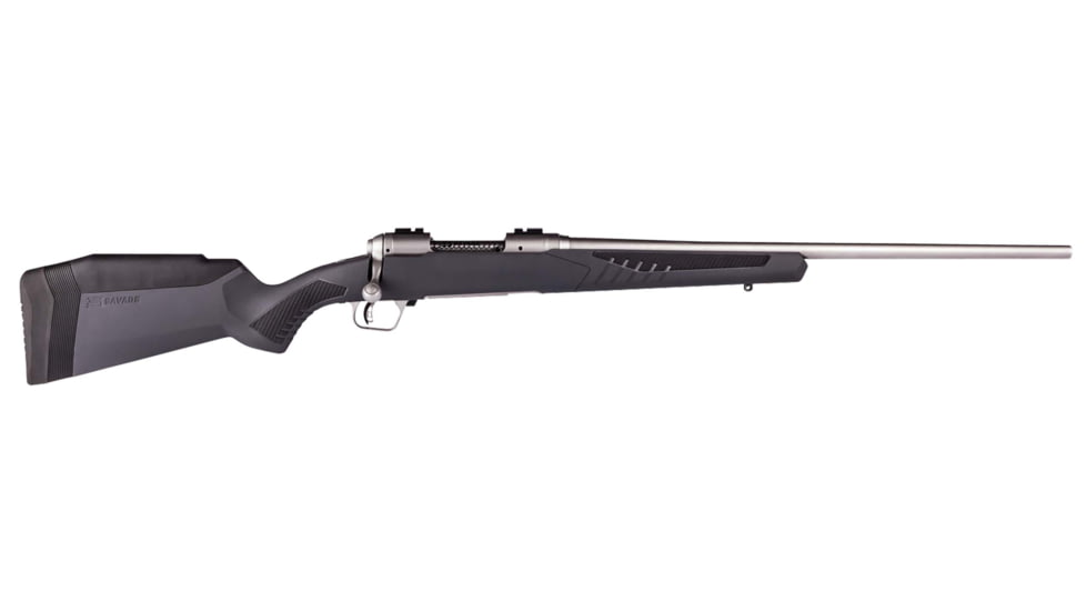 Savage Arms 110 Bolt Action Rifle, .270 Winchester Short Magnum, 24 in barrel, 1-10 Twist, Stainless Steel, 2 Rounds, 57079-FRRMPG