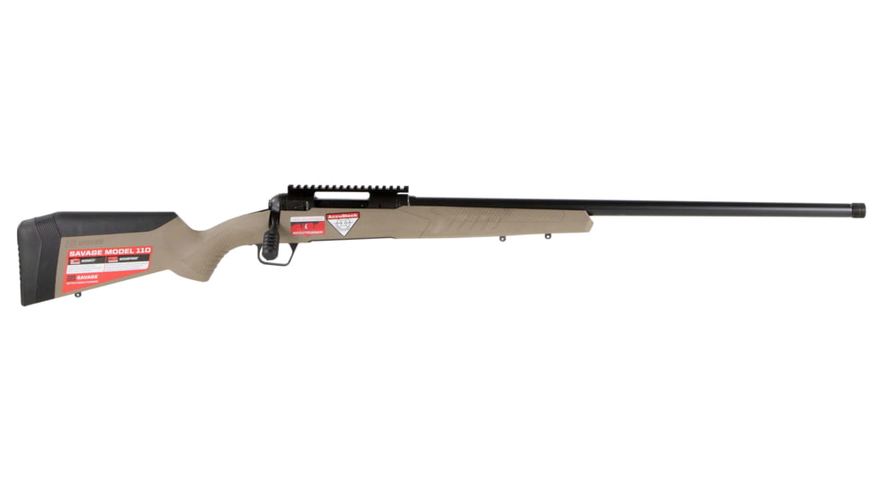 Savage Arms 110 Bolt Action Rifle, 6mm Creedmoor, 26 in barrel, 1-7.5 Twist, Threaded, Black, 10 Rounds, 57137-FRRMPG