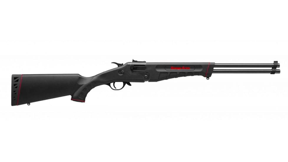 Savage Arms 42 O/U Rifle/Shotgun Takedown Break Action Shotgun, .22 Winchester Magnum Rimfire, 20in Barrel, 1-16, Synthetic Black Stock, Black, 22435-FRRMPG