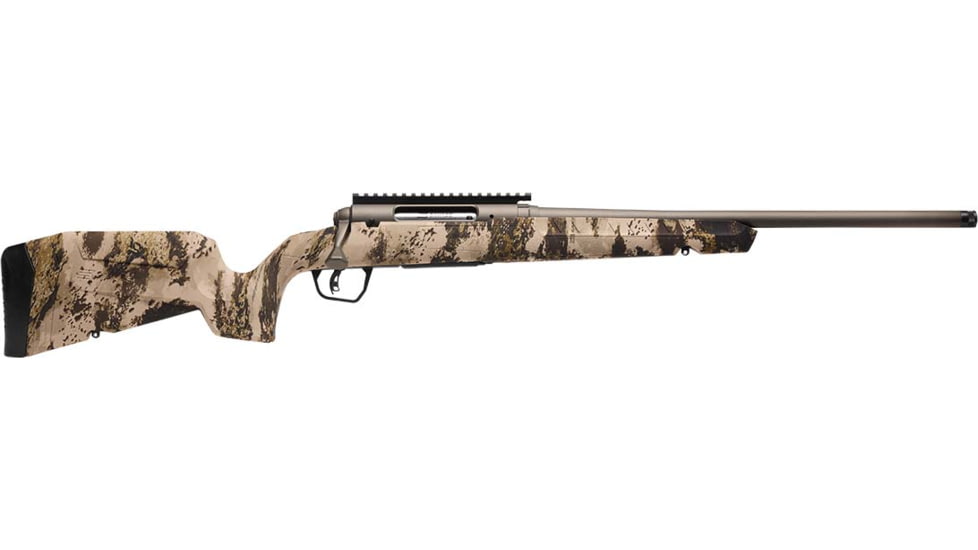 Savage Arms Axis 2 Pro Bolt Action Rifle, 308 Win/7.62x51 NATO, 20in Heavy Sporter Threaded Barrel, 1-9.5, Synthetic Western Stock, Cerakote Gun Metal Bronze, 32319-FRRMPG