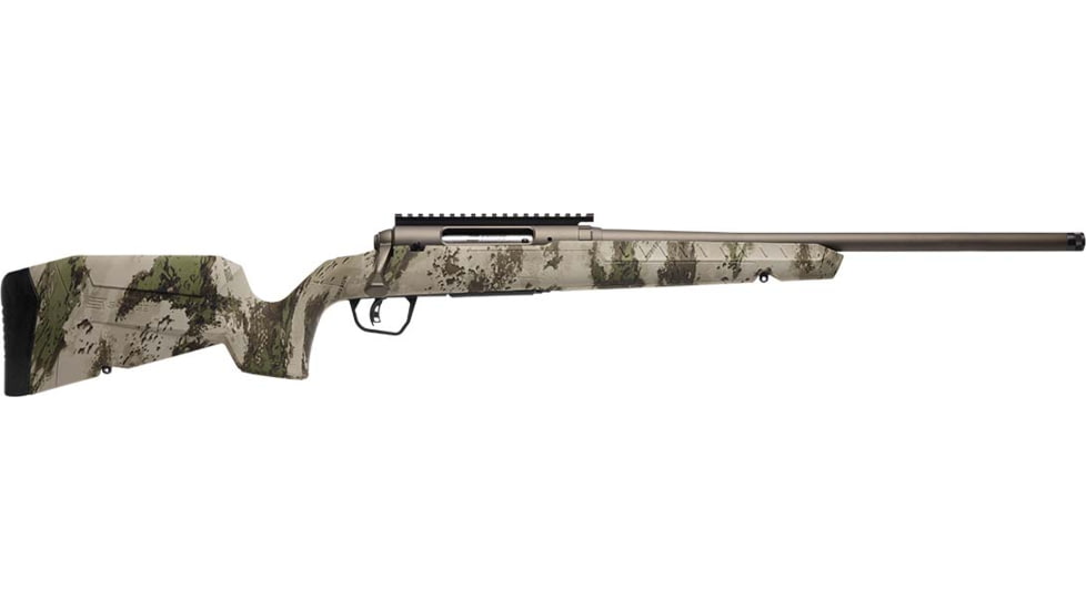 Savage Arms Axis 2 Pro Bolt Action Rifle, .400 legend, 20in Heavy Sporter Threaded Barrel, 1-16, Synthetic Camoflage Stock, Cerakote Gun Metal Bronze, 32286-FRRMPG