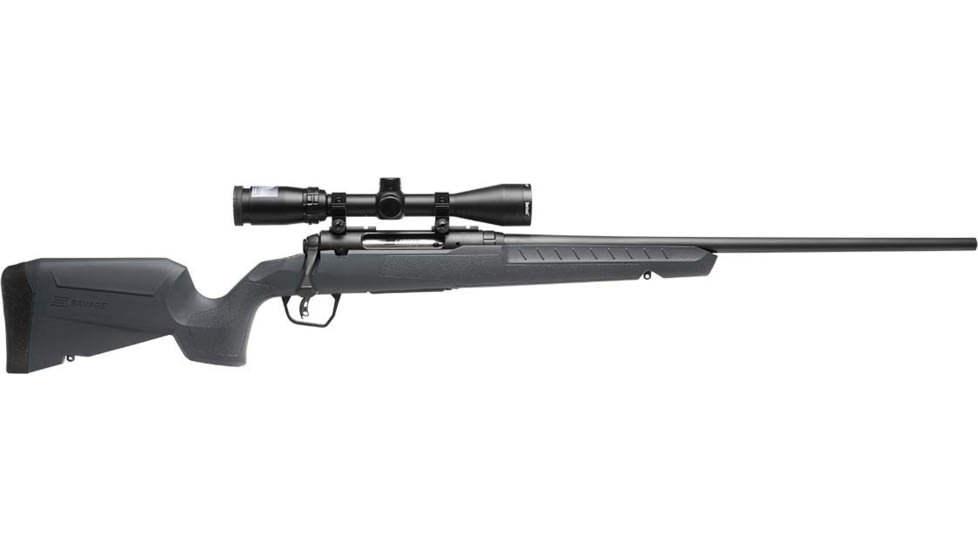Savage Arms Axis 2 XP Bolt Action Rifle, 308 Win/7.62x51 NATO, 20in Barrel, 1-10, 3-9x40mm Scope, Synthetic Grey Stock, Blued Black, 32233-FRRMPG