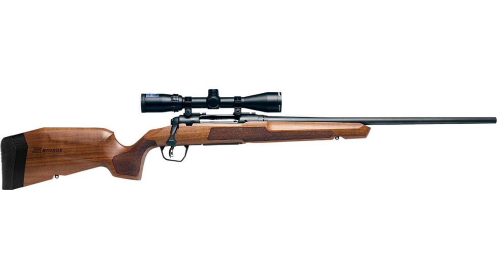 Savage Arms Axis 2 XP Bolt Action Rifle, 308 Win/7.62x51 NATO, 22in Barrel, 1-10, 3-9x40mm Scope, Synthetic Wood Stock, Blued Black, 4Rd, 32262-FRRMPG