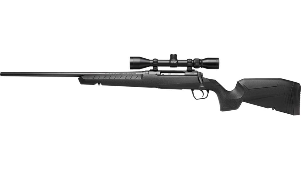 Savage Arms Axis XP Left Hand Bolt Action Rifle, .22-250 Remington, 22in Barrel, 1-12, 3-9x40mm Scope, Synthetic Black Stock, Blued Black, 32013-FRRMPG