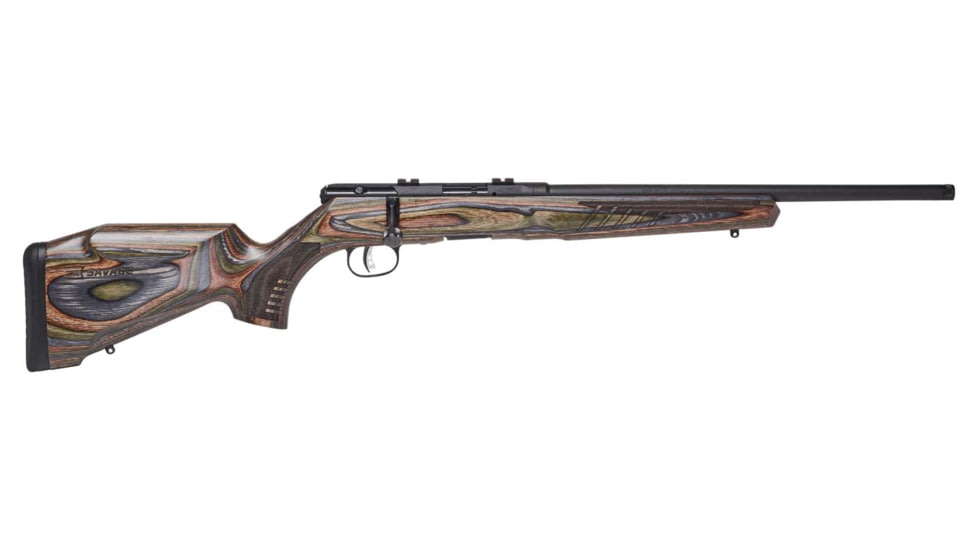 Savage Arms B22 Bolt Action Rifle, .17 Hornady Magnum Rimfire, 18 in barrel, 1-9 Twist, Threaded, 10 Rounds, 70849-FRRMPG
