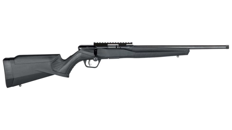 Savage Arms B22FVSR Magnum Bolt Action Rifle, .22 Winchester Magnum Rimfire, 16.25in Heavy Threaded Barrel, 1-16, Synthetic Black Stock, Blued Black, 1-Mag 10RD, 70503-FRRMPG