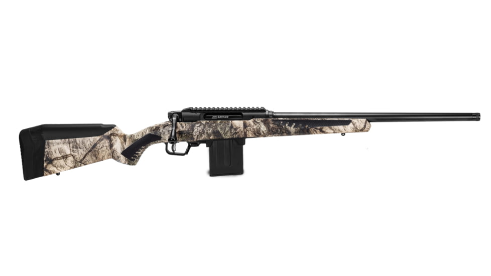 Savage Arms Impulse Predator Bolt Action Rifle, 308 Win/7.62x51 NATO, 20in 5/8x24 TPI Barrel, 1-10, Synthetic Mossy Oak Terra Gila Camo Stock, Blued Black, 57659-FRRMPG