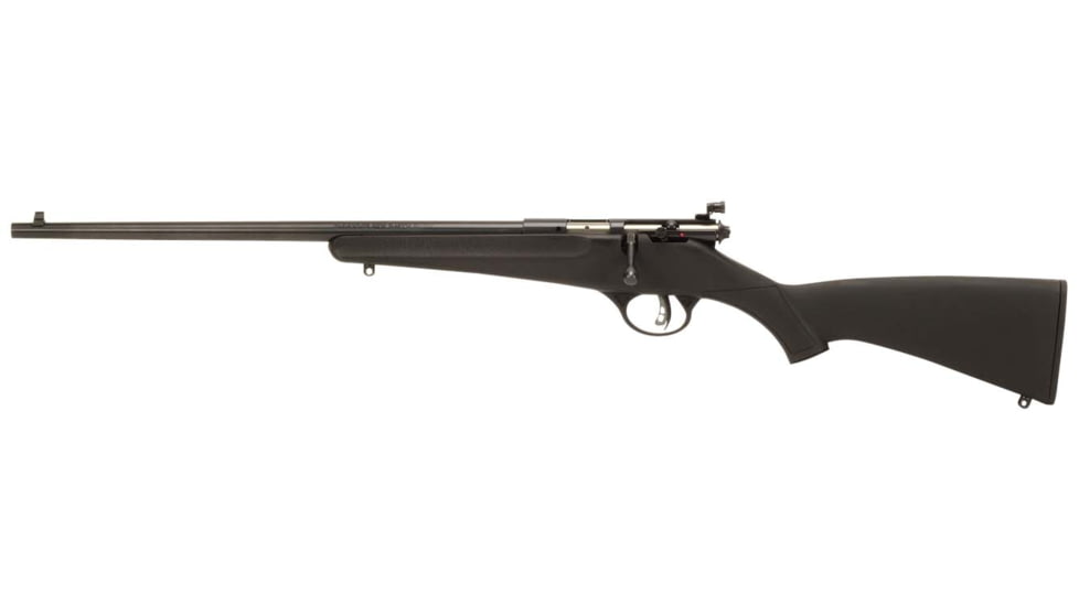 Savage Arms Rascal Youth Single Shot Youth Left Hand Bolt Action Rifle, .22 Long Rifle, 16.12in Barrel, 1-16, Synthetic Black Stock, Blued Black, 13843-FRRMPG