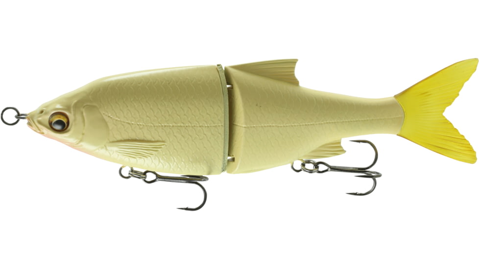 Savage Gear 3D Shine Swimming Glide Bait, Slow Sink, Bone, 7 1/4in, 2 1/3oz, SG-185-B