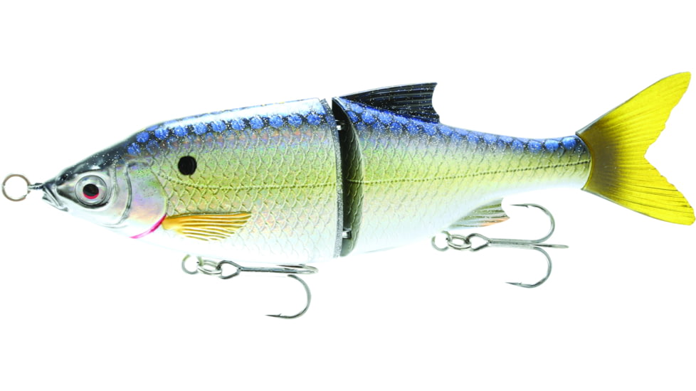 Savage Gear 3D Shine Swimming Glide Bait, Slow Sink, Threadfin, 5 1/4in, 1oz, SG-135-TF