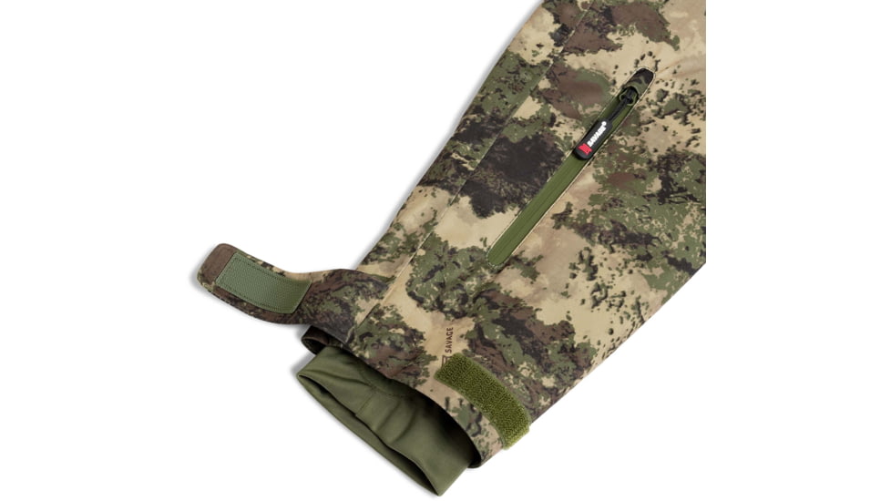 Savage Arms Long Sleeve Rain Jacket - Mens, Green Camo, Medium, 6M05OC00OLC-M