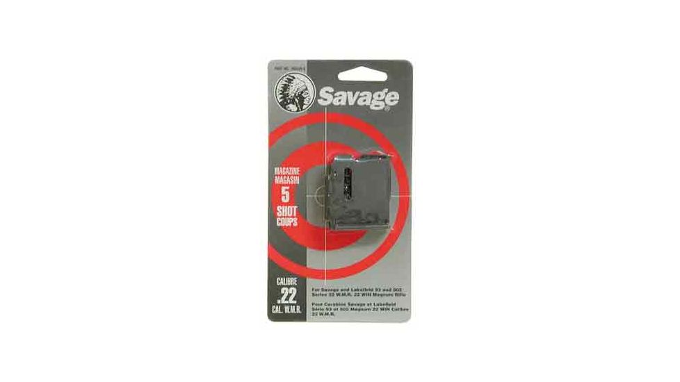 Savage Arms Magazine 93MAGNM 22M/17HMR 5RD, Black 90001-5RD