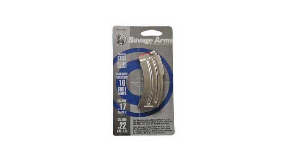 Savage Arms Magazine MK II 22LR/17M2 SS 10RD 90008-10RD