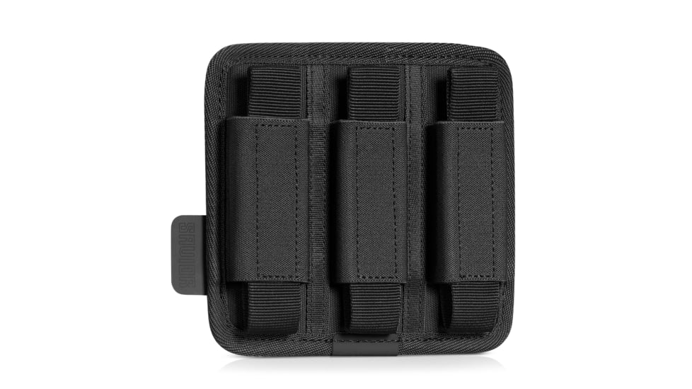 Savior Equipment 3 Slot Pistol Mag Holder, Black, 6.25 x 5.8, MP-TNS-PISXTRP-BK