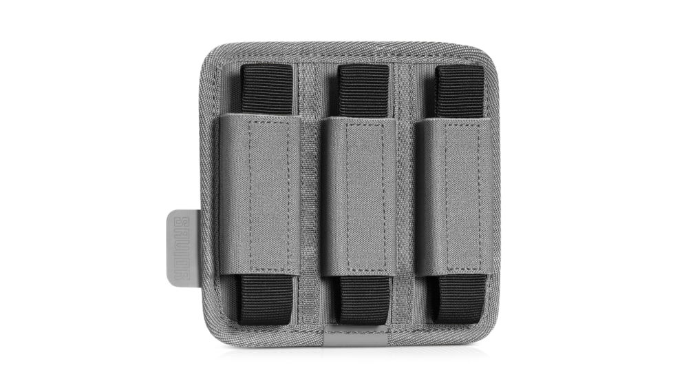 Savior Equipment 3 Slot Pistol Mag Holder, Gray, 6.25 x 5.8, MP-TNS-PISXTRP-GS