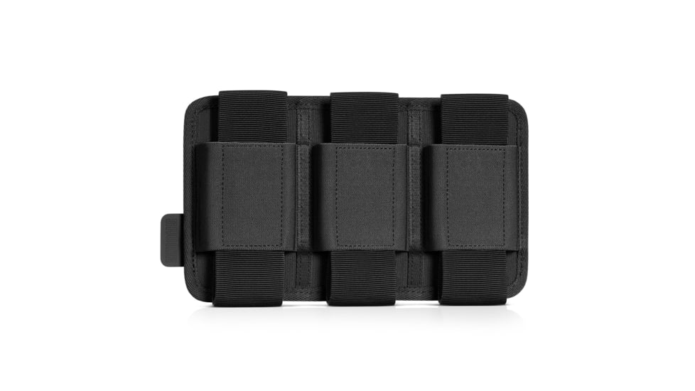 Savior Equipment 3-Slot Rifle Mag Holder, Black, 5.8 H x 3.75 W, MP-TNS-RIFXTPE-BK