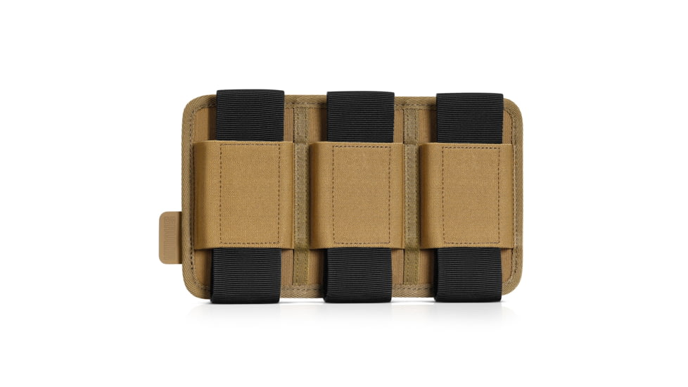 Savior Equipment 3-Slot Rifle Mag Holder, Dark FDE, 5.8 H x 3.75 W, MP-TNS-RIFXTPE-TN