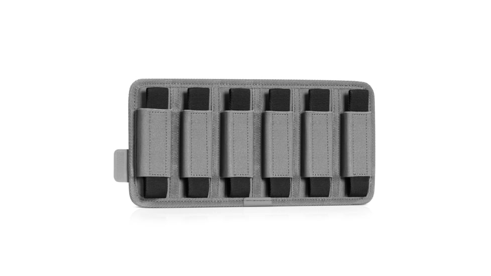 Savior Equipment 6 Slot Pistol Mag Holder, Gray, 10.75 x 5.8, MP-TNS-PISXSIX-GS