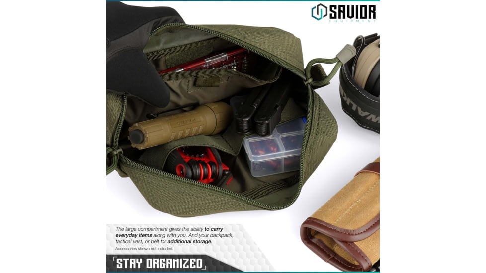 Savior Equipment 9x5in Pouch, LCM Style, OD Green, SP-9X5LCM-PLAIN-OG