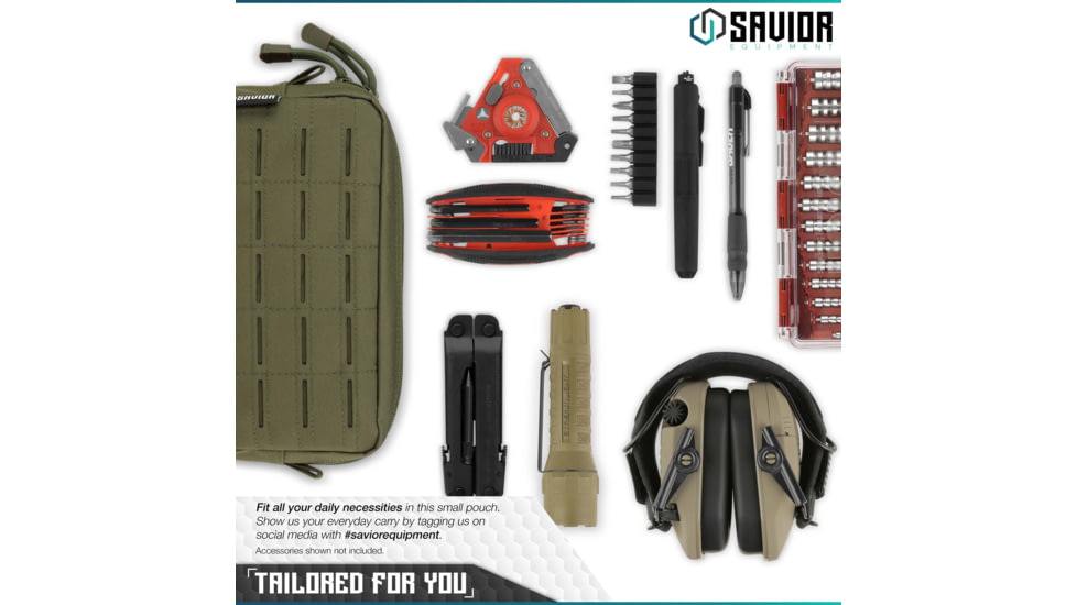 Savior Equipment 9x5in Pouch, LCM Style, OD Green, SP-9X5LCM-PLAIN-OG