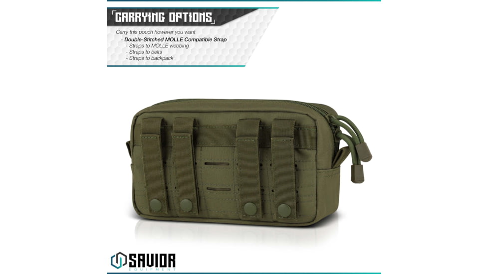 Savior Equipment 9x5in Pouch, LCM Style, OD Green, SP-9X5LCM-PLAIN-OG