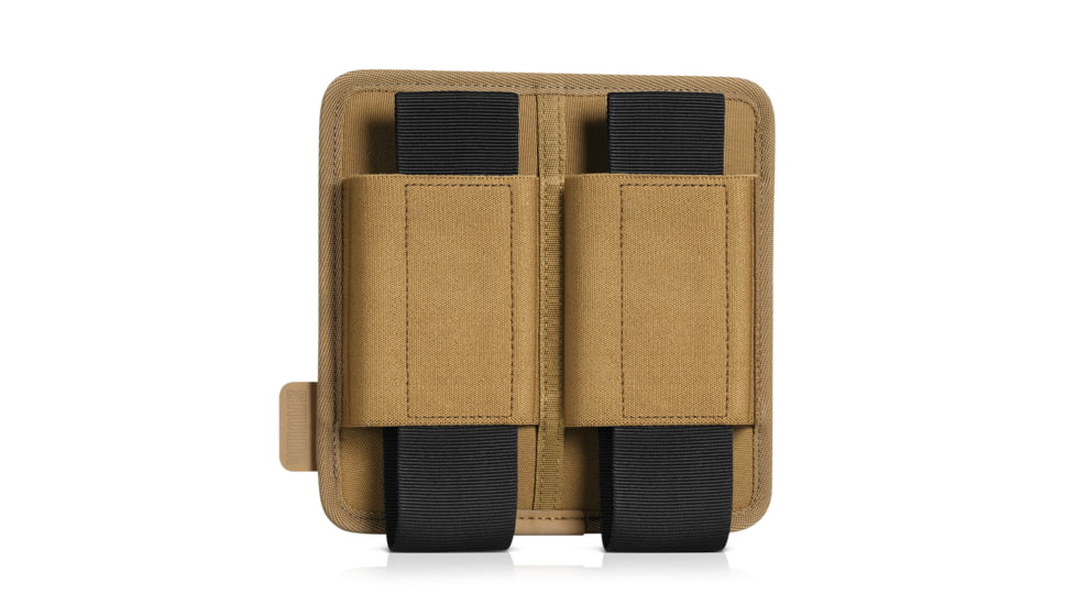 Savior Equipment AR-10/.308 Double Rifle Mag Holder, Dark FDE, 5.8 H x 3.75 W, MP-TNS-AR10XDUO-TN