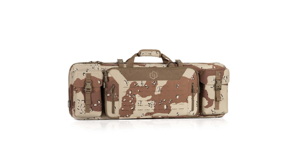 Savior Equipment Camo Urban Warfare Double Rifle Bag, Chocolate Chip Camo, 36in, RB-3612DG-VER2-DBDU