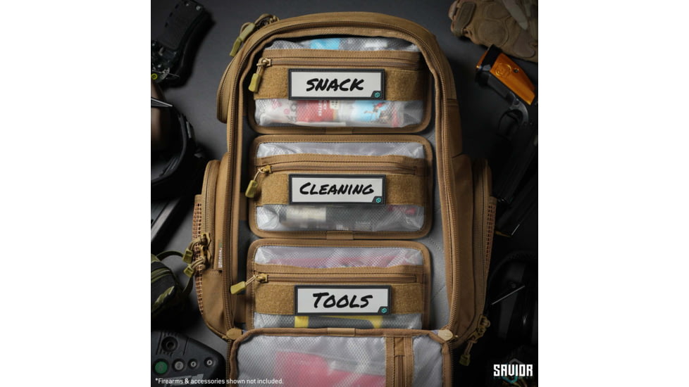 Savior Equipment Core Lite Pouch w/ Hook Backing, 2 Pack, Dark FDE, SP-LCORE9X5-2P-TN