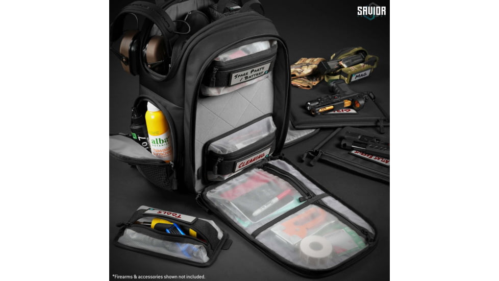 Savior Equipment Core Lite Pouch w/ Hook Backing, 2 Pack, Obsidian Black, SP-LCORE9X5-2P-BK