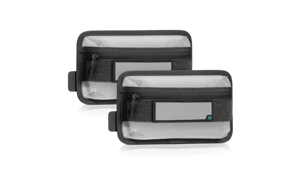 Savior Equipment Core Lite Pouch w/ Hook Backing, 2 Pack, Obsidian Black, SP-LCORE9X5-2P-BK
