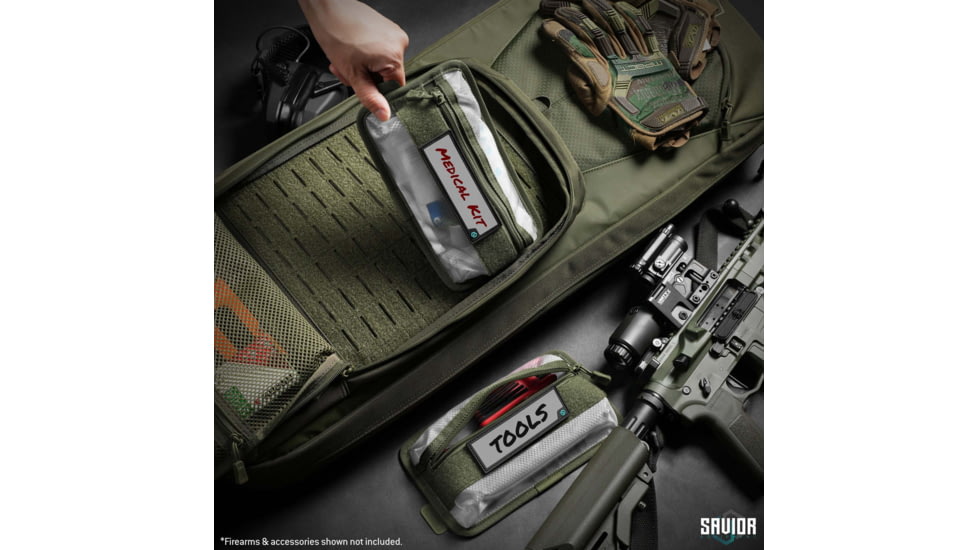 Savior Equipment Core Lite Pouch w/ Hook Backing, 2 Pack, OD Green, SP-LCORE9X5-2P-OG