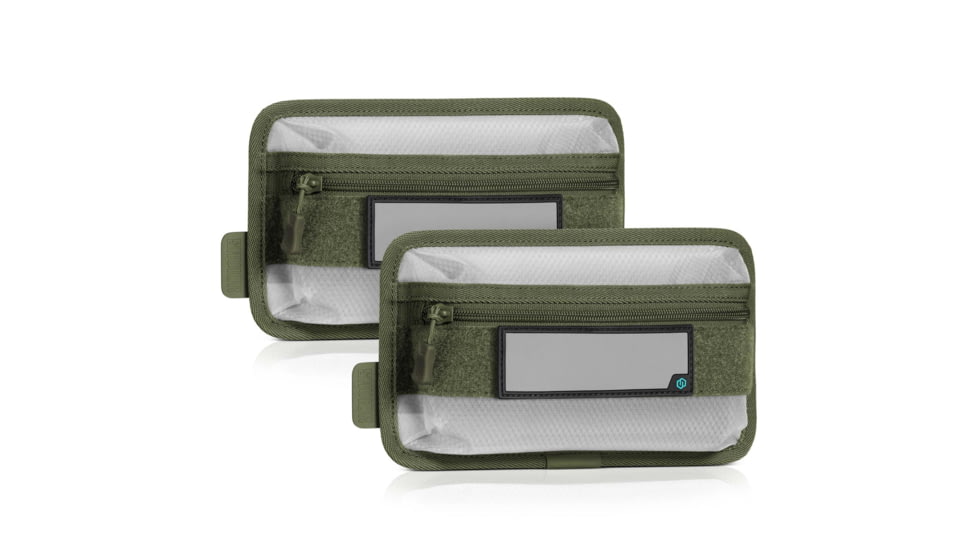 Savior Equipment Core Lite Pouch w/ Hook Backing, 2 Pack, OD Green, SP-LCORE9X5-2P-OG