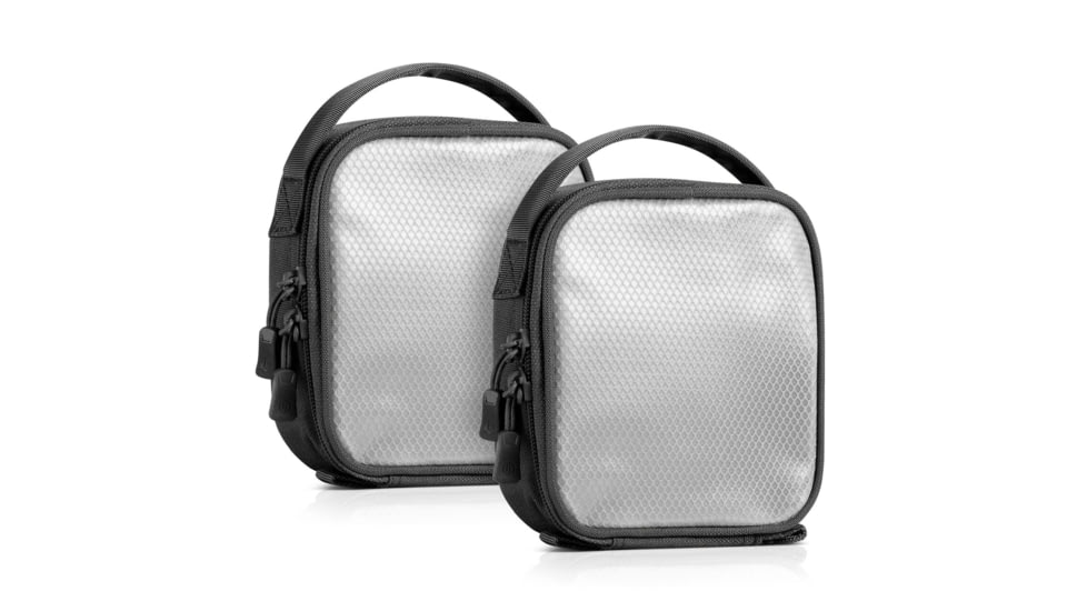 Savior Equipment Core Pouch w/ Hook Backing, 2 Pack, Obsidian Black, SP-CORE6X6-2P-BK