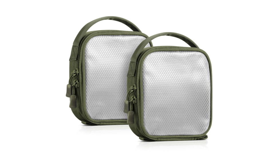 Savior Equipment Core Pouch w/ Hook Backing, 2 Pack, OD Green, SP-CORE6X6-2P-OG