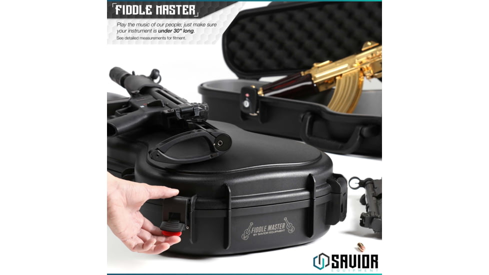 Savior Equipment Fiddle Master Violin Case, Black, RC-VIOLIN-BK