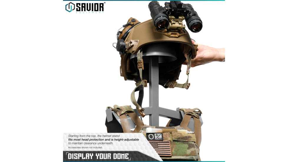 Savior Equipment H.P.C. Rack Tabeltop Gear Stand, Gray, 29.5 x 12 x 12, RK-ST-HPC-GS