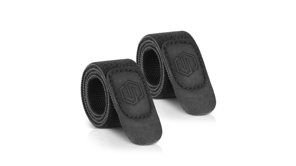 Savior Equipment Hook/Loop Strap, 1in, Black, 15in L x 1in W, STRAP-RIF1-BK-2P