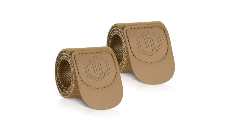 Savior Equipment Hook/Loop Strap, Dark FDE, 15 L x 1.5 W, STRAP-150R-2P-TN