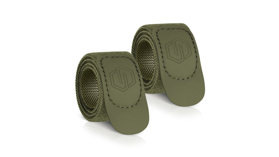 Savior Equipment Hook/Loop Strap, OD Green, 15 L x 1 W, STRAP-RIF1-2P-OG