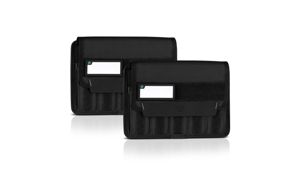 Savior Equipment Mag Buddy Pistol Magazine Pouch, 2 Pack, Black, 7.25in H x 10.75in W, MP-FD-PISX5-2P-BK
