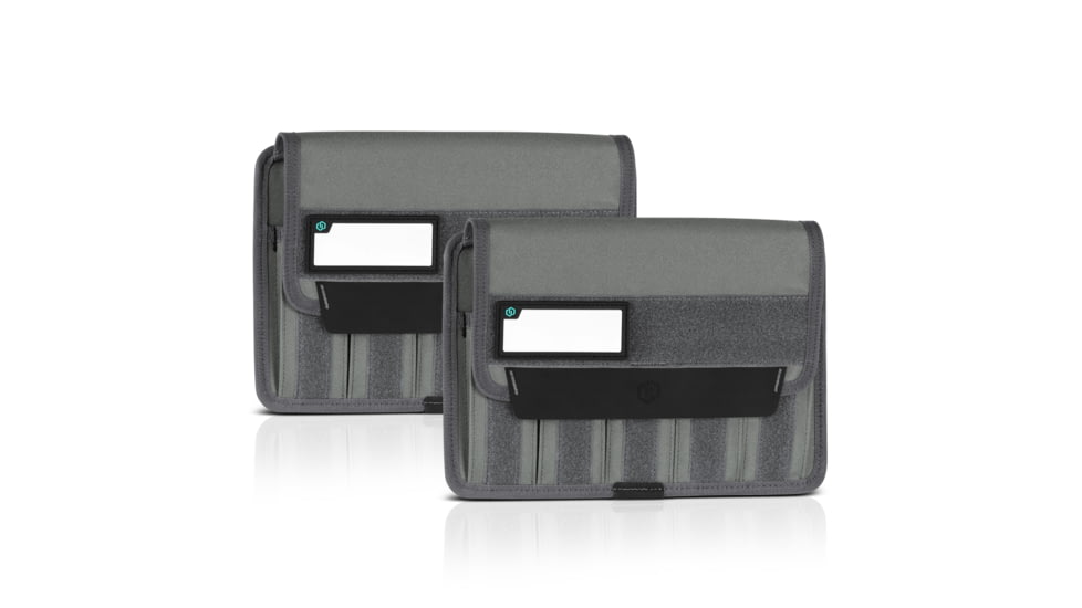 Savior Equipment Mag Buddy, Pistol Magazine Pouch, 2 Pack, Gray, MP-FD-PISX5-2P. GS