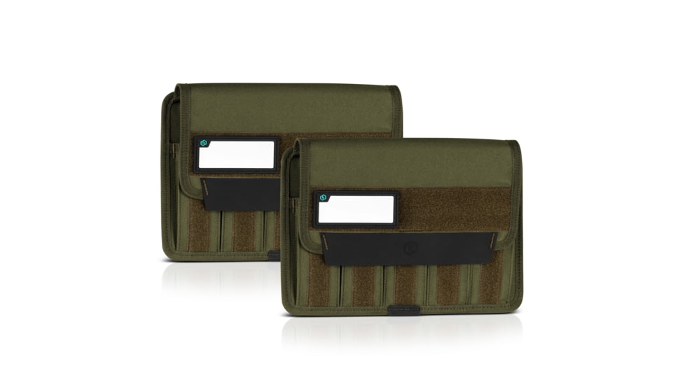 Savior Equipment Mag Buddy Pistol Magazine Pouch, 2 Pack, OD Green, 7.25in H x 10.75in W, MP-FD-PISX5-OG