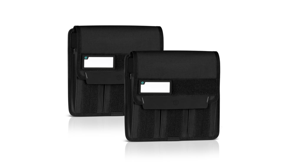 Savior Equipment Mag Buddy Rifle Magazine Pouch, Black, 9.75in H x 10.75in W, MP-FD-RIFX3-2P-BK