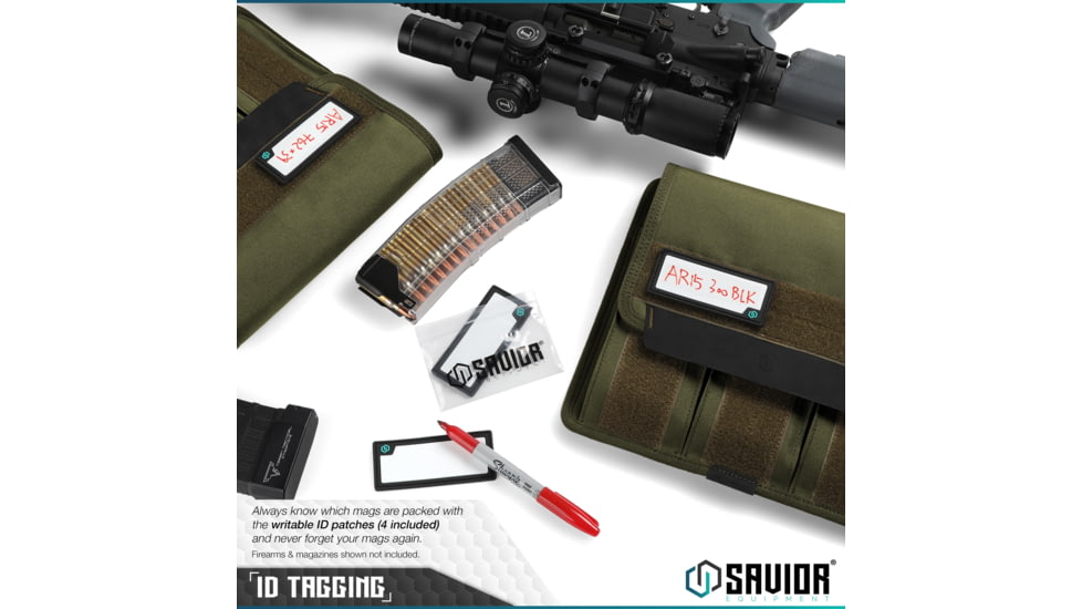 Savior Equipment Mag Buddy, Rifle Magazine Pouch, OD Green, MP-FD-RIFX3-OG