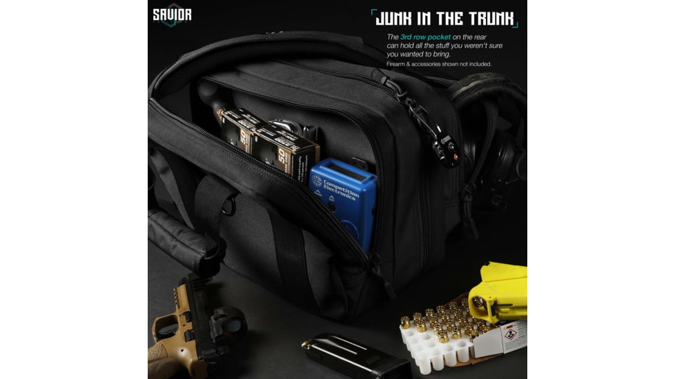 Savior Equipment Mini Range Bag, Black, 12.5 x 8.5 x 3.25in, RA-DGSPWS-MINI-BK