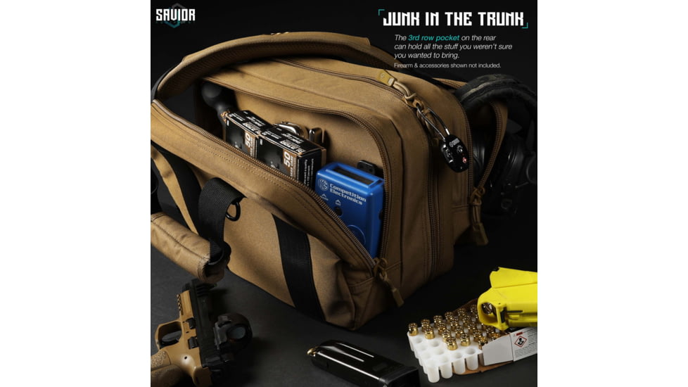 Savior Equipment Mini Range Bag, Dark FDE, 12.5 x 8.5 x 3.25in, RA-DGSPWS-MINI-TN