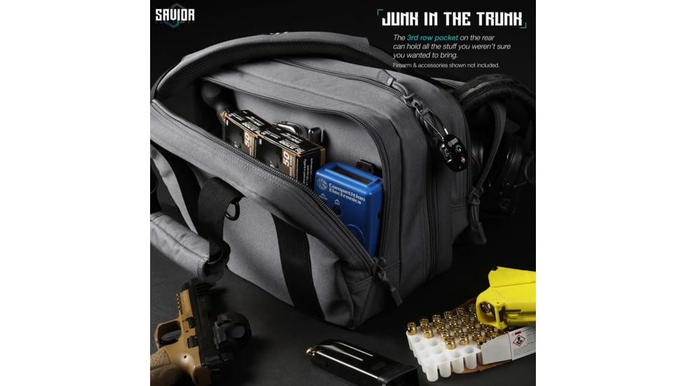 Savior Equipment Mini Range Bag, Gray, 12.5 x 8.5 x 3.25in, RA-DGSPWS-MINI-GS