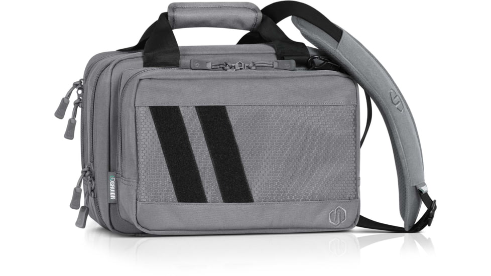 Savior Equipment Specialist Pistol Mni Range Bag, Grey, 13in L x 9inH  x 8in W, RA-DGSPWS-MINI-GS